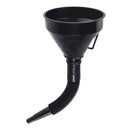 Embudo plástico 500 ml cuello flexible con filtro Truper