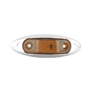 Faro Lateral 6Led 12/24V Aro De Plastico Cromado Plast Innova