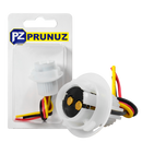 Socket para Foco BAY15 de 2 Contactos Blanco