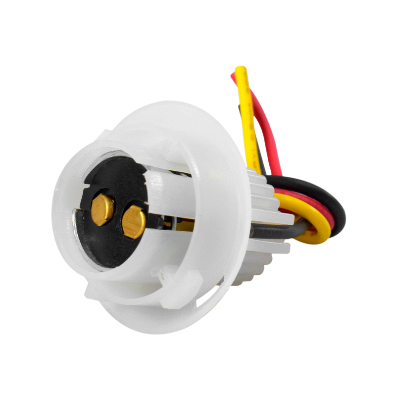 Socket para Foco BAY15 de 2 Contactos Blanco