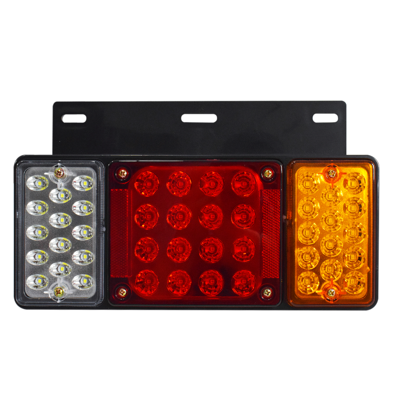 Faro Posterior Base PVC Luz LED Tricolor 12/24V