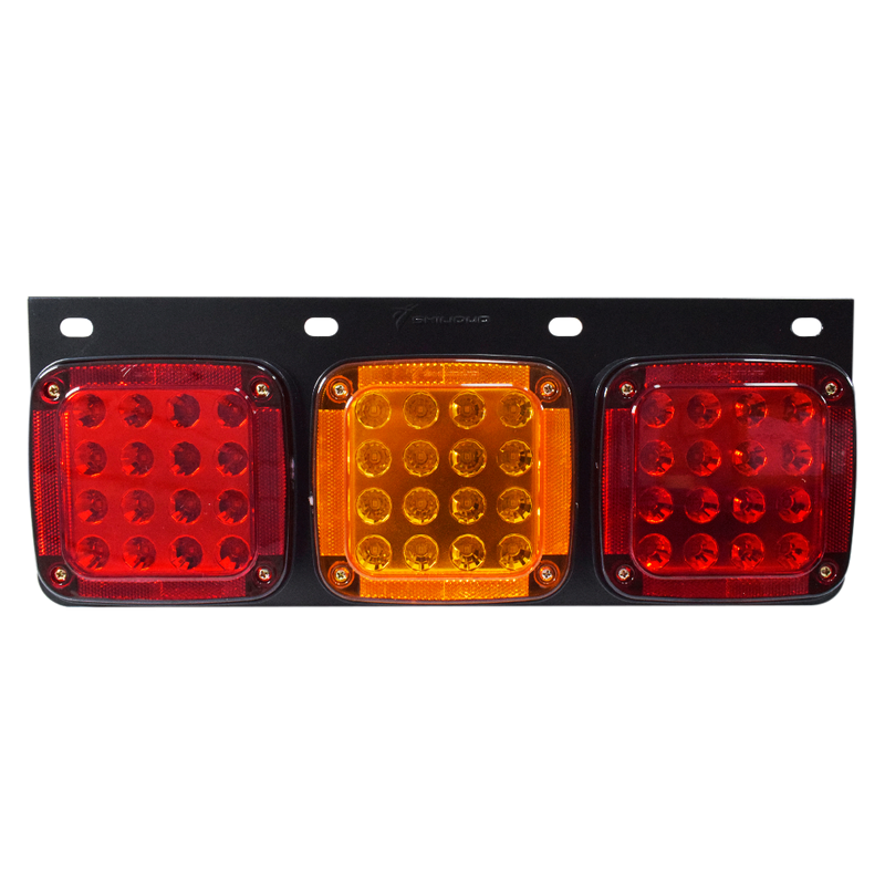 Faro Posterior Base PVC Universal Luz LED Tricolor 12/24V SD-2017