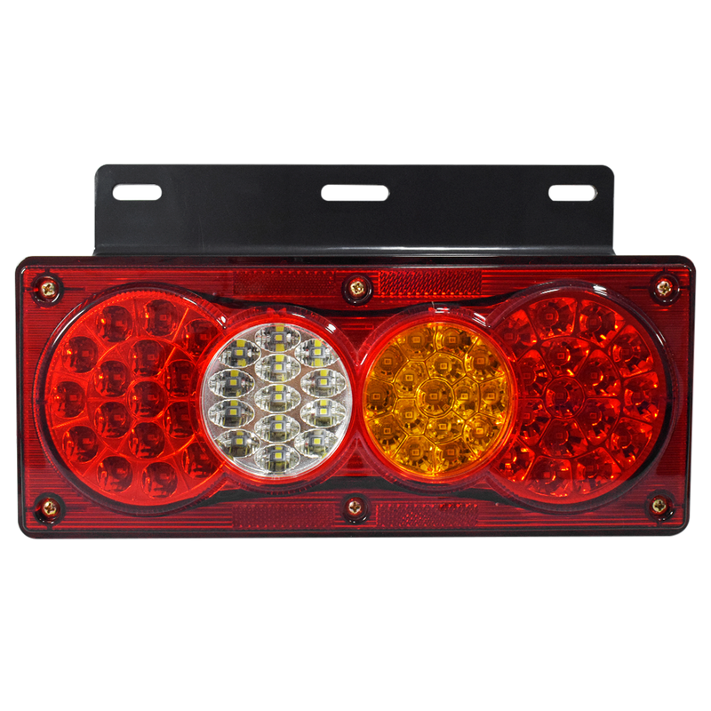 Faro Posterior Base PVC Luz LED Tricolor 12/24V