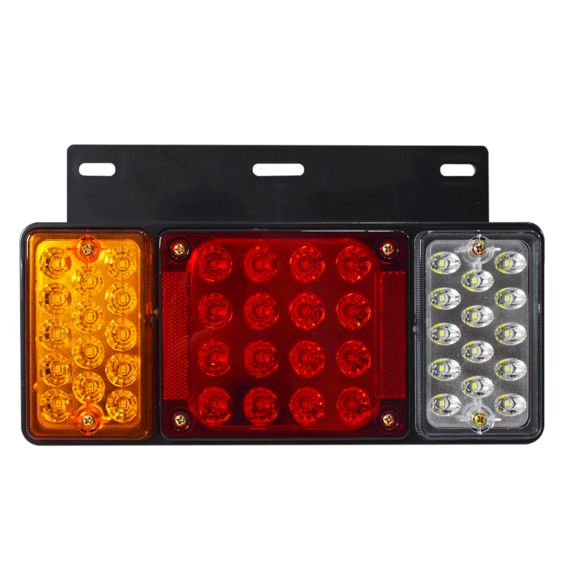 Faro Posterior Base PVC Luz LED Tricolor 12/24V