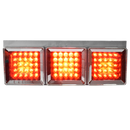 Faro Posterior Tricolor Base Metalica modelo 3 Cuerpos 12V/24V HB