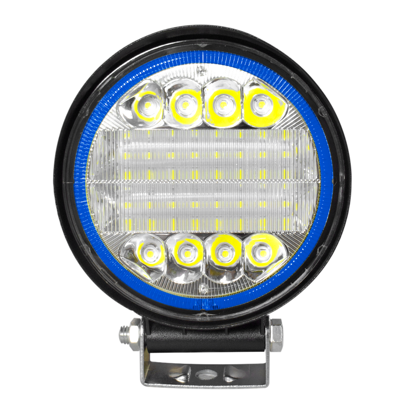 Faro de Trabajo Redondo Luz LED 45W Blanco Prunuz