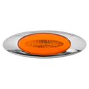 Faro Lateral Ovalado Cromado Led Destellante12/24V Prunuz