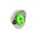 Faro lateral 1.5"  1 LED aro cromado con visera