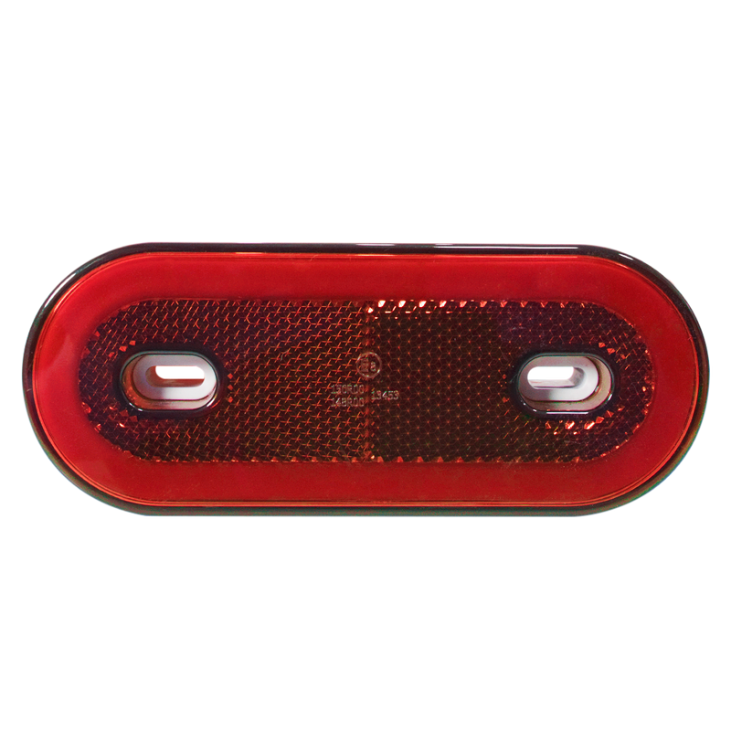 Faro Lateral Ovalado LED Neon Destellante 12-24V