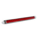 Regleta mediana 17 Luz LED Rojo 12V/24V