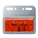 Faro Lateral Luz LED Base Metálica Contorno Blanco 24V