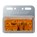 Faro Lateral Luz LED Base Metálica Contorno Blanco 24V