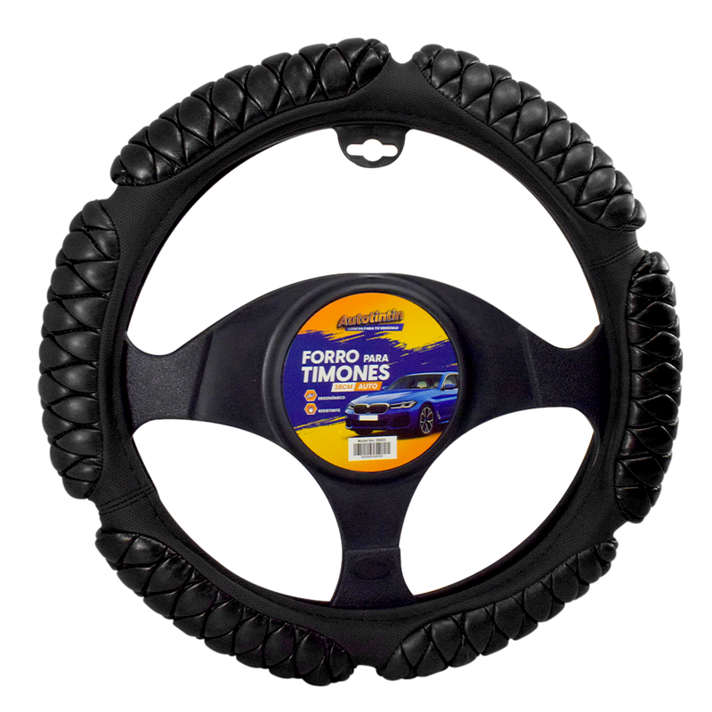 Cubre Volante Chinchon Volvo Corrugado PVC/Cuero Autotintin