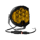 Faro Neblinero Redondo Alta Potencia Off Road Force 7” 12/24v 50w Amarillo Contorno Amarillo GPC