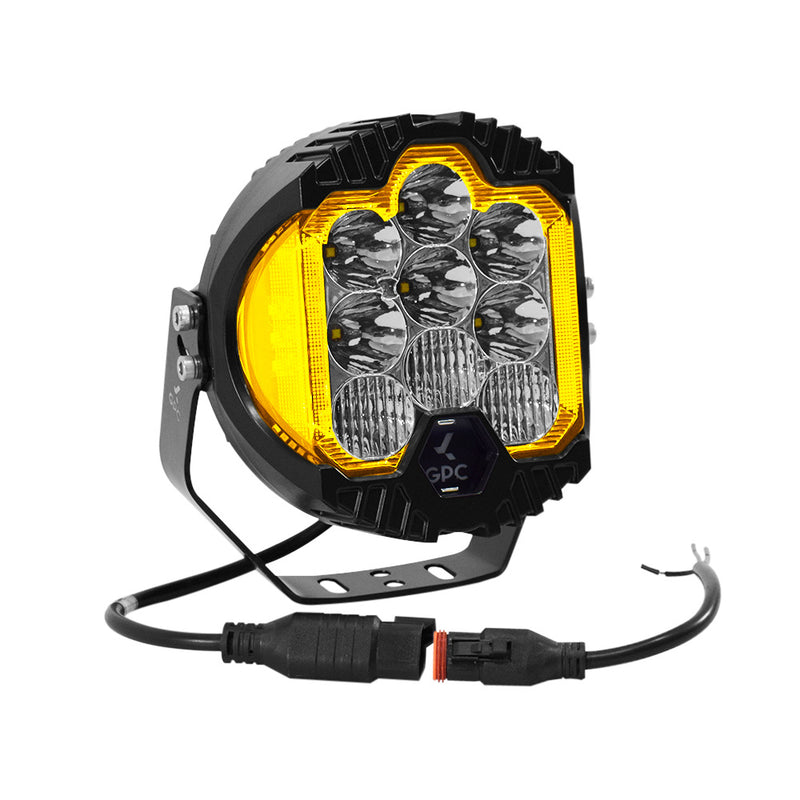 Faro Pirata de Trabajo Force 7” 90w 8000lm Luz LED