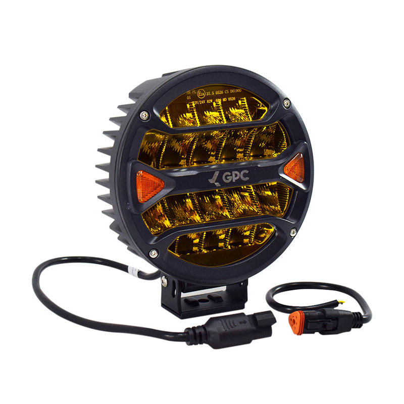 Faro Neblinero Force Redondo 6" 12/24v 95w 8100lm Ip67Amarillo Contorno Amarillo