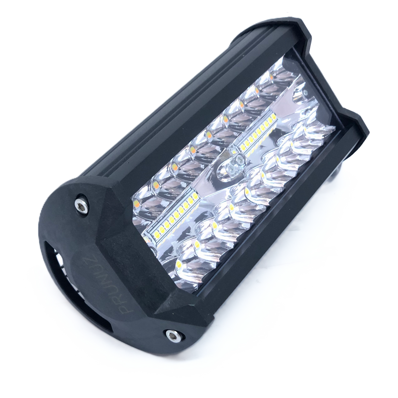 Faro De Trabajo, Barra Luz 40 Led (Jr-G-120) Flash Blanco/Amarilla JR