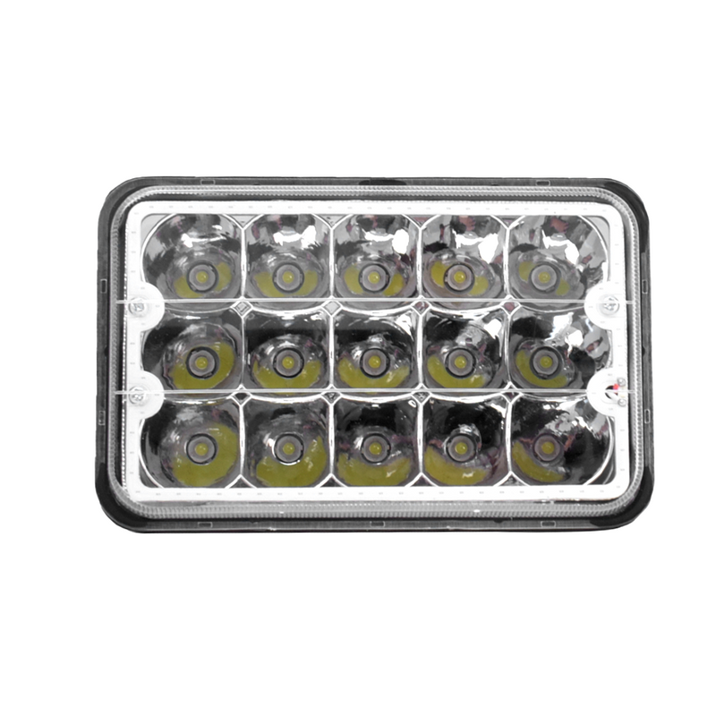 Faro Delantero Liso 5" 15 Led Neón