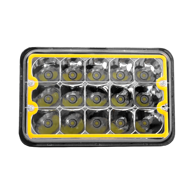 Faro Delantero Liso 5" 15 Led Neón