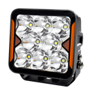 Faro de Trabajo Cuadrado Led FORCE 4” 40W Off-Road Blanco Contorno Ambar GPC
