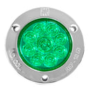 Faro Lateral Redondo Aro Cromado 09 Luz Led Destellante Plast Innova