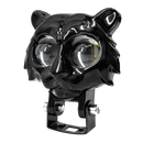 Faro Explorador Gato Negro 2 Lupa Led Dual Amarillo + Blanco 12/24V Prunuz