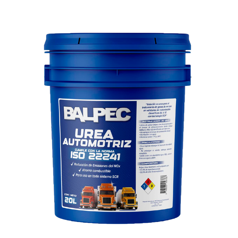 Urea Automotriz Adblue Balde 20 Litros Balpec