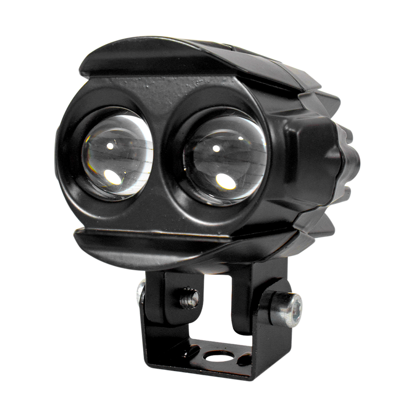 Faro de Trabajo 2 Lupas Luz LED Dual Blanco y Amarillo PRUNUZ