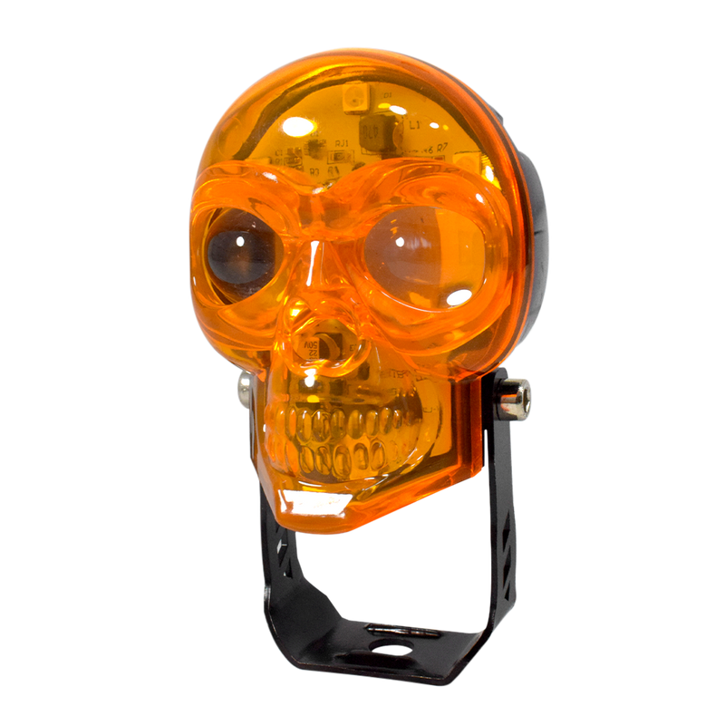 Faro de Trabajo Calavera 2 Luz LED Dual Amarillo y Blanco
