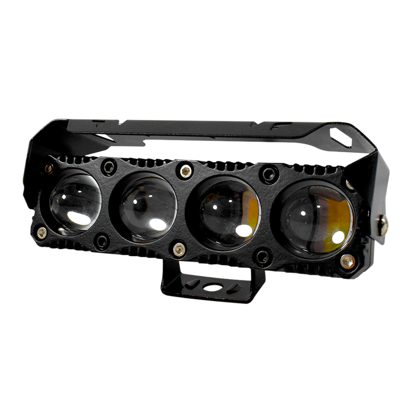 Faro de Trabajo 4 Lupas Luz LED 60W Dual Blanco y Amarillo PRUNUZ