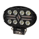 Faro de Trabajo Redondo 8 Luz LED 24W Blanco DLR Ambar