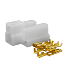 Conector Hembra y Macho Con Terminales Sin Cable