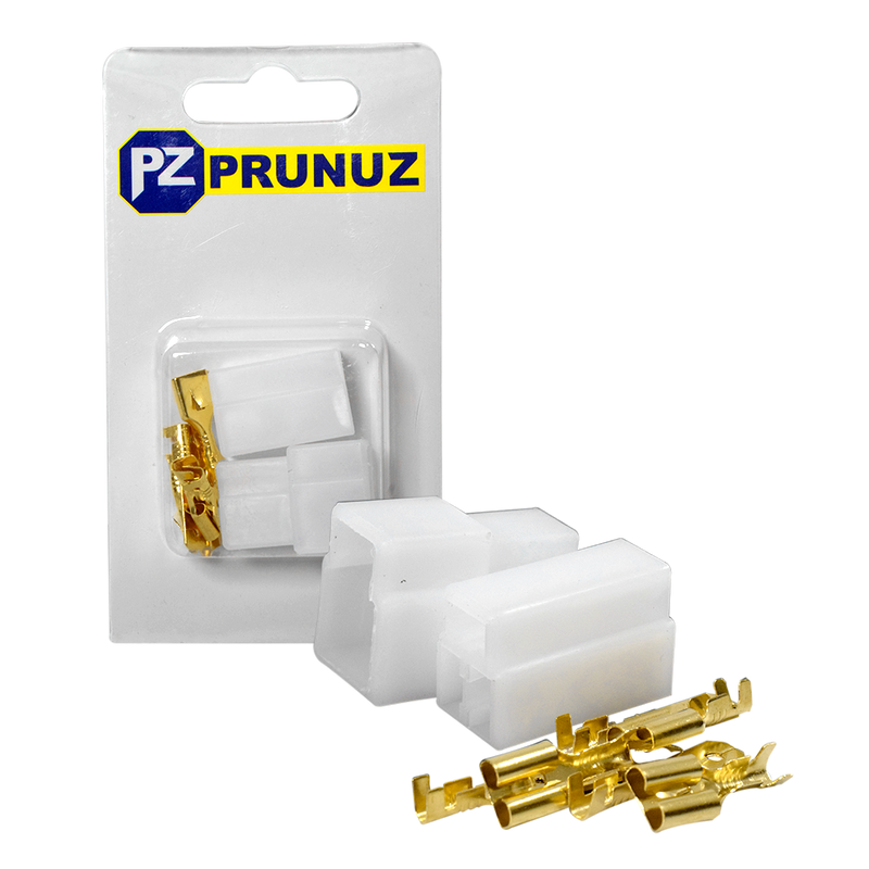 Conector Hembra y Macho Con Terminales Sin Cable