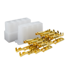 Conector Hembra y Macho Con Terminales Sin Cable