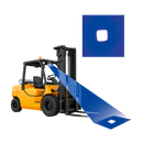 Faro Montacarga Azul Luz Advertencia Cuadrado 10-80V IP66 GPC