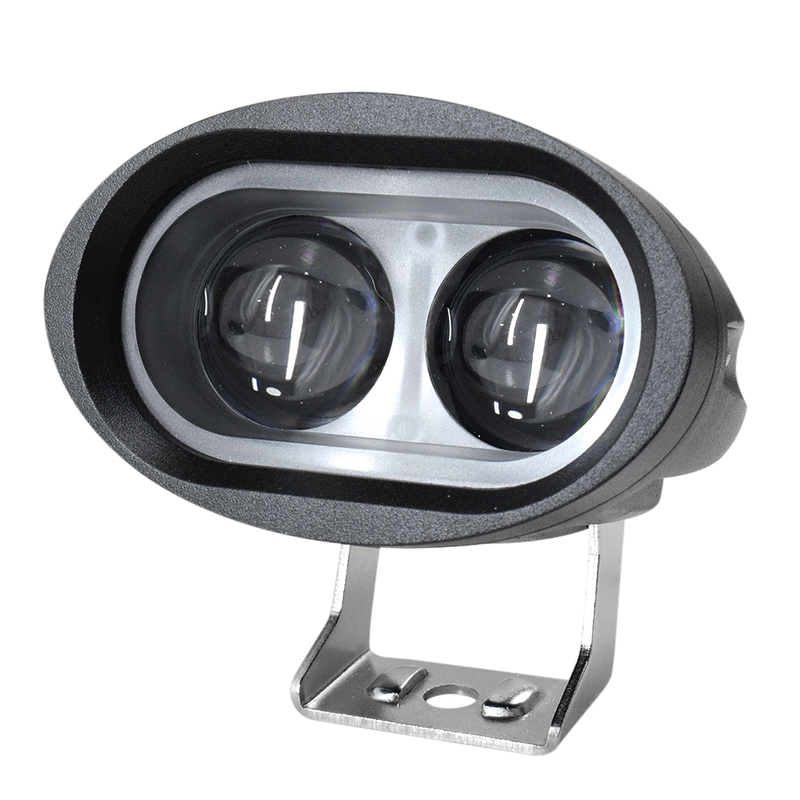 Faro Montacarga Azul Luz Advertencia Cuadrado 10-80V IP66 GPC