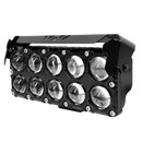 Faro Explorador 10 Lupas Led Dual Amarillo + Blanco 12/24V Prunuz