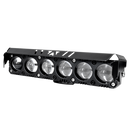 Faro Explorador Barra 6 Lupas Led Dual Amarillo + Blanco 12/24V Prunuz