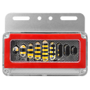 Faro Lateral Base Metalica Modelo Capsula 12/24 HB