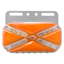 Faro Lateral Base Metalica Modelo Aspa 12/24 HB