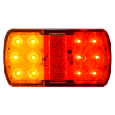 Faro Posterior Pequeño Ovalado 12 LED Bicolor 12V/24V HB