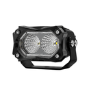 Faro Rectangular 2  LED Luz Blanca + Ambar 9-30V 6,000LM IP68 3C05 RDZ
