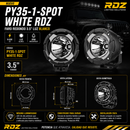 Faro Redondo 3.5" Dual 9-32V IP68 Spot RDZ