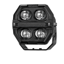 Faro Hexagonal 4 Lupas Luz Blanca + Drl Ambar (9-30V 12,000LM IP68) Pf4-4 RDZ