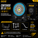 Faro Redondo 24 LED Luz Blanca 12/24V Multifuncional RDZ
