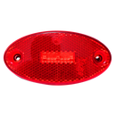 Faro Lateral Ovalado Rojo 1200R