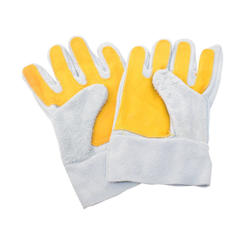 Guantes de Cuero Palma Amarillo