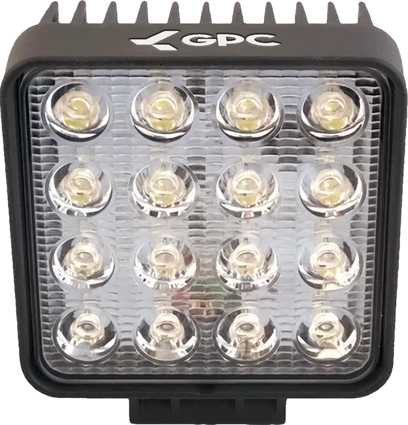 Faro De Trabajo Cuadrado 16 Led 10-30V 48W GPC