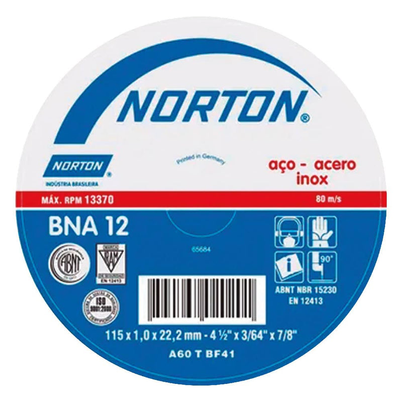 Disco Corte Acero 7" 1.6Mm Norton