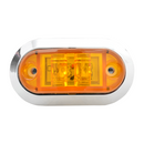 Faro Lateral Cromado 02 Led Multivoltaje